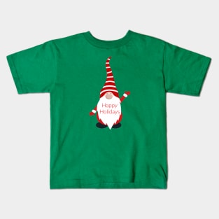 Happy Holidays Gnome Kids T-Shirt